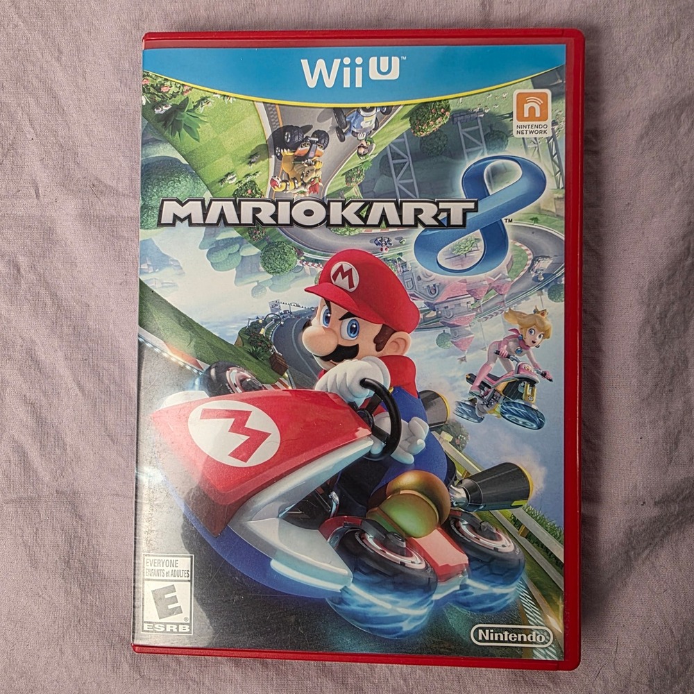 Nintendo Mario Kart 8 Video Game Wii U Racing Multiplayer Family Fun Party Gift
